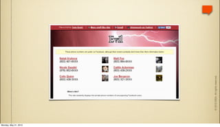 Monday, May 31, 2010




                       © 2010 IDEA. All rights reserved.
 