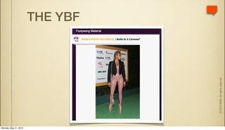 Monday, May 31, 2010
                                                           THE YBF




                       © 2010 IDEA. All rights reserved.
 