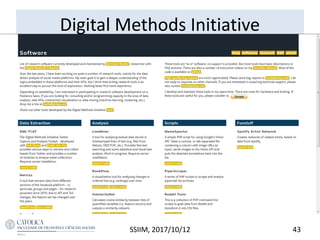 Digital Methods Initiative
SSIIM, 2017/10/12 43
 