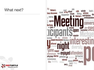 Massimo Azzolini
What next?
 