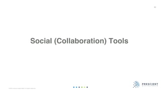 ©2020 Prescient Digital Media. All Rights Reserved.
Social (Collaboration) Tools
41
 