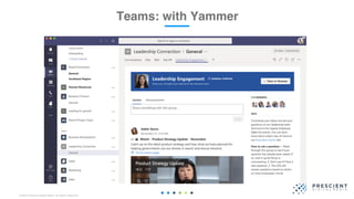 ©2020 Prescient Digital Media. All Rights Reserved.
Teams: with Yammer
 