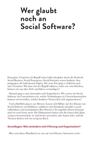 Social Intranet Handbuch