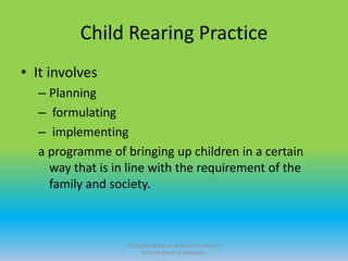 Socialisation introduction, role of family | PPTX
