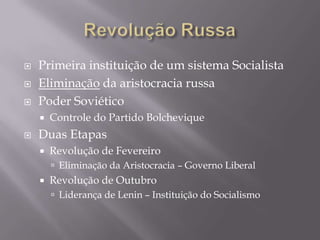 ComunismoVisão de Marx e Engels“O Comunismo é Inevitável”Alcançado a partir da organização do proletariadoHouve Comunismo no mundo ?NãoHouveSocialismoSegundo Marx o Comunismo é o estágio Final