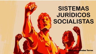 SISTEMAS
JURÍDICOS
SOCIALISTAS
Ana Luisa Morales Torres
 