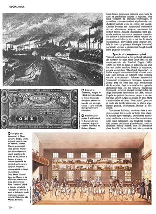 SOCIALISMUL


                                                                                                                                                    Saint-Simon propunea viziunea unei lumi in
                                                                                                                                                    care s~ predomine lini~tea ~i ratiunea, Ins~
                                                                                                                                                    fiind conttient de impactul tehnologiei, el
                                                                                                                                                    considera c~ aceasta trebuia stapanit~ de con-
                                                                                                                                                    duc~tori instruiti ~i nu de popor; din contra,
                                                                                                                                                    Charles Fourrier era sustin~torul comunelor
                                                                                                                                                    ce se administrau singure, asemenea lui
                                                                                                                                                    Robert Owen. Aceast~ discrepanta Intre pla-
                                                                                                                                                    nurile amintite rnai sus ~i detinerea controlu-
                                                                                                                                                    lui absolut al muncitori.lor asupra vietilor lor,
                                                                                                                                                    urma s~ apara din ce In ce mai des In istoria
                                                                                                                                                    socialismului, provocand astfel dispute teri-
                                                                                                                                                    bile In ceea ce privette ideologia (doctrina)
                                                                                                                                                    socialist~, precurn ~i diviziuni de lung~ durat~
                                                                                                                                                    Intre grup~rile socialiste.

                                                                                                                                                            Spectrul      comunism.~luj
                                                                                                                                                    Viitorul socialismului a fost profund inf1uentat
                                                                                                                                                    de lucrarile lui Ka,cl Marx (1818-1883) ~i ale
                                                                                                                                                    colaboratorului    s~u Friedrich Engels ..c1820-
                                                                                                                                                    1895). jn 1848, In timp ce In Europa au avut
                                                                                                                                                    loc mai multe revolutii liberale ~i nationale,
                                                                                                                                                    ace~tia au publicat "Manifestul Comunist", ce
                                                                                                                                                    In~lta sceptrul comunismului ~i al unei revo-
                                                                                                                                                    lutii care trebuia s~ schimbe total ordinea
                                                                                                                                                    social~ ~i economic~. Folosirea termenului
                                                                                                                                                    "comunist" reprezenta o provocare, deoarece
                                                                                                                                                    acesta avea un sens rnai mult revolutionar
                                                                                                                                                    decat socialist, de~i nu exista inc~ o opozitie
                                                                                                                                                    definitorie Intre cei doi termeni. Manifestul
                                                O Fabrici in                                                                                        Communista avut un impact imediat redus, iar
                                                Sheffield, Anglia, in                                                                               dup~ In~bu~irea revolutiilor din 1848, Marx ~i
                                                 1884. Mii de barbati                                                                               Engels au p~r~sit Germania, pentru a se sta-
                                                ~i femei munceau                                                                                    bili mai apoi In Anglia ca exilati. jn exil, Marx
                                                din greu pentru un                                                                                  a scris celebra sa carte, "Das Kapital", precurn
                                                numar mic de capi-                                                                                  ~i multe alte lucrari alimentate cu idei ~i argu-
                                                tali~ti -care erau de                                                                               mente politice, economice, istorice ~i filo-
                                                fapt proprietarii                                                                                   zofice.
                                                fabricilor .                                                                                             jn viziunea lui Marx, tr~s~tura-cheie a isto-
                                                                                                                                                    riei a constat Intr-o serie de lupte Intre clase-
                                                                                                                                                    le sociale. Spre exemplu, dezvoltarea econo-
                                                O
                                                                   Bancnota
                                                                                                                                     ce
                                                                                                                                                    miei medievale a avut ca rezultat constituirea
                                                 putea
                                                                              fi
                                                                                                      schimbata
                                                                                                                                                    unei clase capitaliste, sau burgheze (negus-
                                                in
                                                          bunuri
                                                                                                                         de
                                                                                                                              larg
                                                                                                                                                    tori, oameni de afaceri ~i industria~i), care au
                                                consum,
                                                                                                                  dupa
                                                                                                                                          un
                                                                                                                                                    dobandit destul~ putere, Incat s~ detroneze
                                                sistem
                                                                                   introdus
                                                                                                                                               de
                                                                                                                                                    clasa feudal~. jn lucrarile sale, Marx prezicea
                                                 Robert
                                                                                              Owen.
O           Un      grup      de

dansatori                  in New
Lanark, Sco,ia, unde,
in jurul fabricii sale
de textile, Robert
Owen a construit
case pentru munci-
tori ~i ~coli pentru
copiii acestora. in
anul 1830, Owen a
fondat o mare
uniune federala de
comer', prin care a
sprijinit mi~carea
cooperatista    a clasei
muncitoare.
De~i Marx ii consi-
dera pe Owen ~i pe
al,ii care aveau ace-
lea~i concep,ii ca
fiind "utopi~ti" (fara
o teorie socialista                        ~
                                           ~
"~tiin'ifica"), Owen a                    :3
avut o influenta mult                      ~
           ..t
mal              mare      asupra         il:

miscarii laburiste                  din   ~
M~rea Britanie.                           ~
                                          ..
                                          ~
    234
 