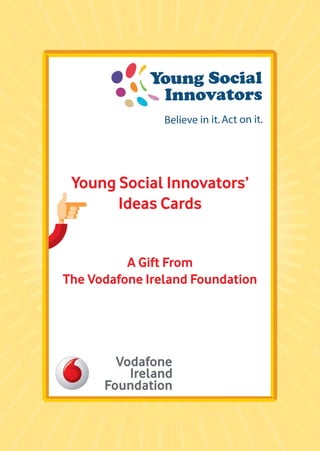 Young Social Innovators Ideas Cards - Exploring Social Issues