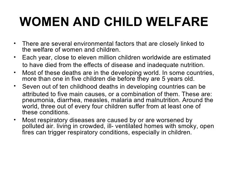 Essay on child welfare