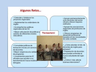 Profesores formados en Inglés