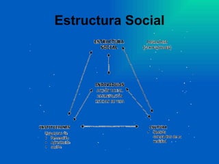 Estructura Social 