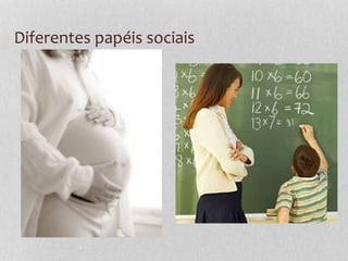 Diferentes papéis sociais
 