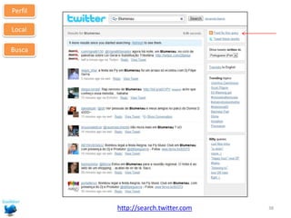 PerfilLocalBuscahttp://search.twitter.com38