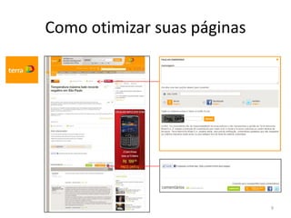 Como otimizar suas páginas9