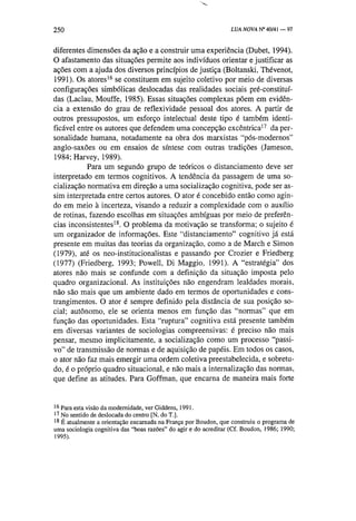 Socialização e formação escolar   dubet