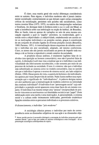 Socialização e formação escolar   dubet