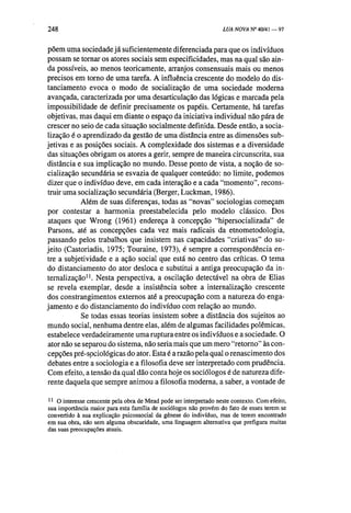 Socialização e formação escolar   dubet