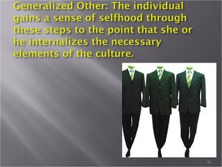 Reacting to the biological
determinism of the early 20th
Century (Skinner), he
emphasized the element of
“nurture” over “nature.”
That is, we develop through
social interaction.
43
 