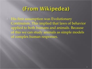 Conditional Reflexes
6
 