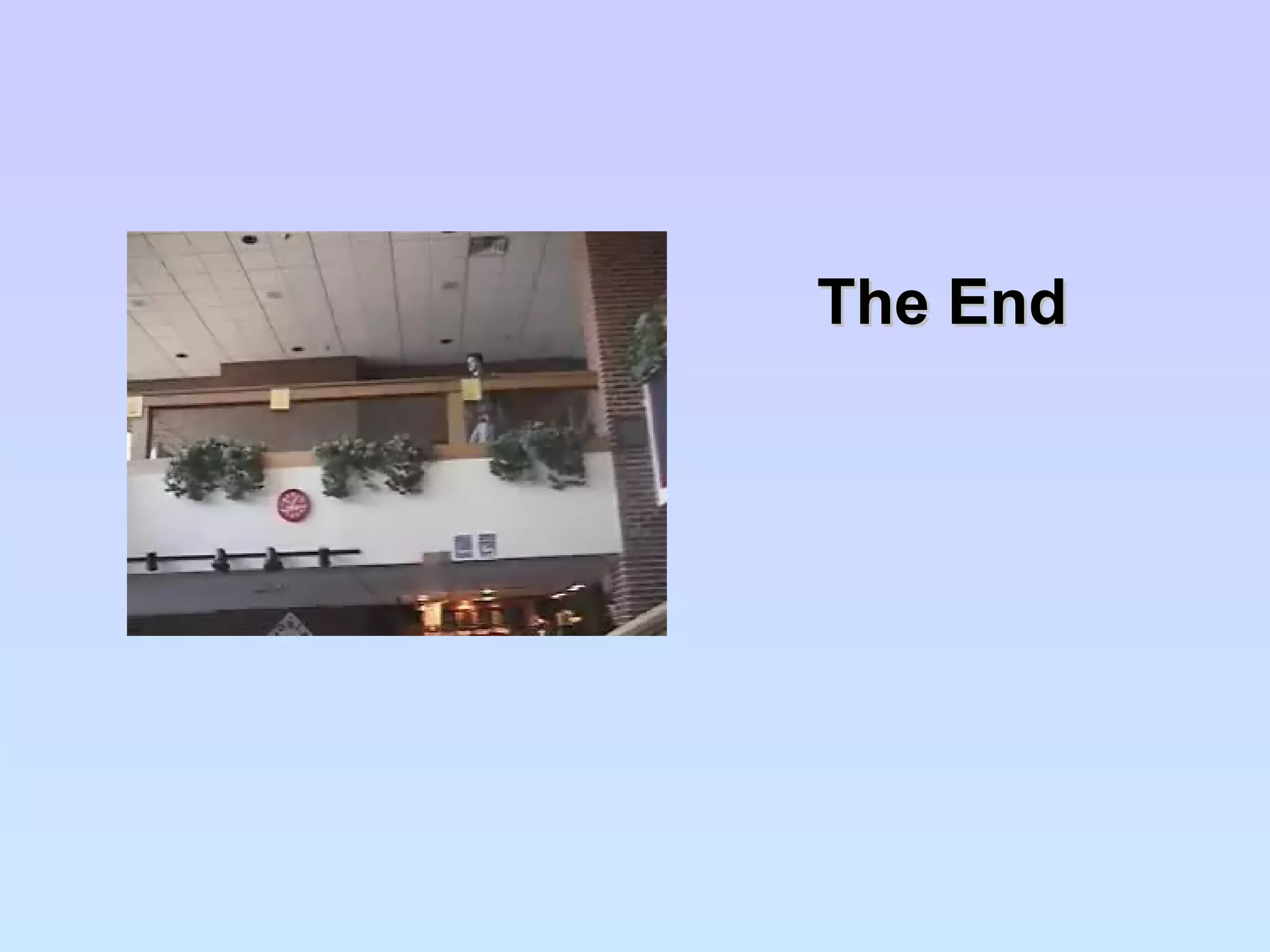 The End 