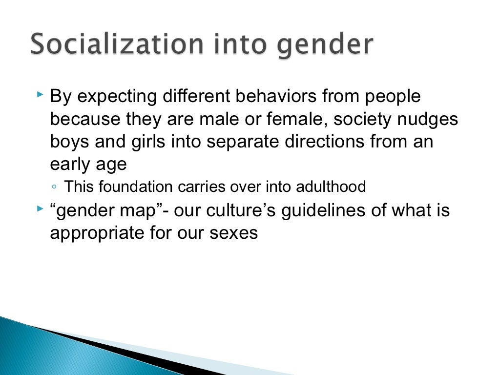 Socialization and gender