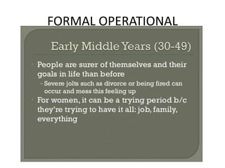 FORMAL OPERATIONAL
 