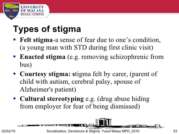 Socialization, Social Control, Deviance & Stigma By Yusuf Abdu Misau