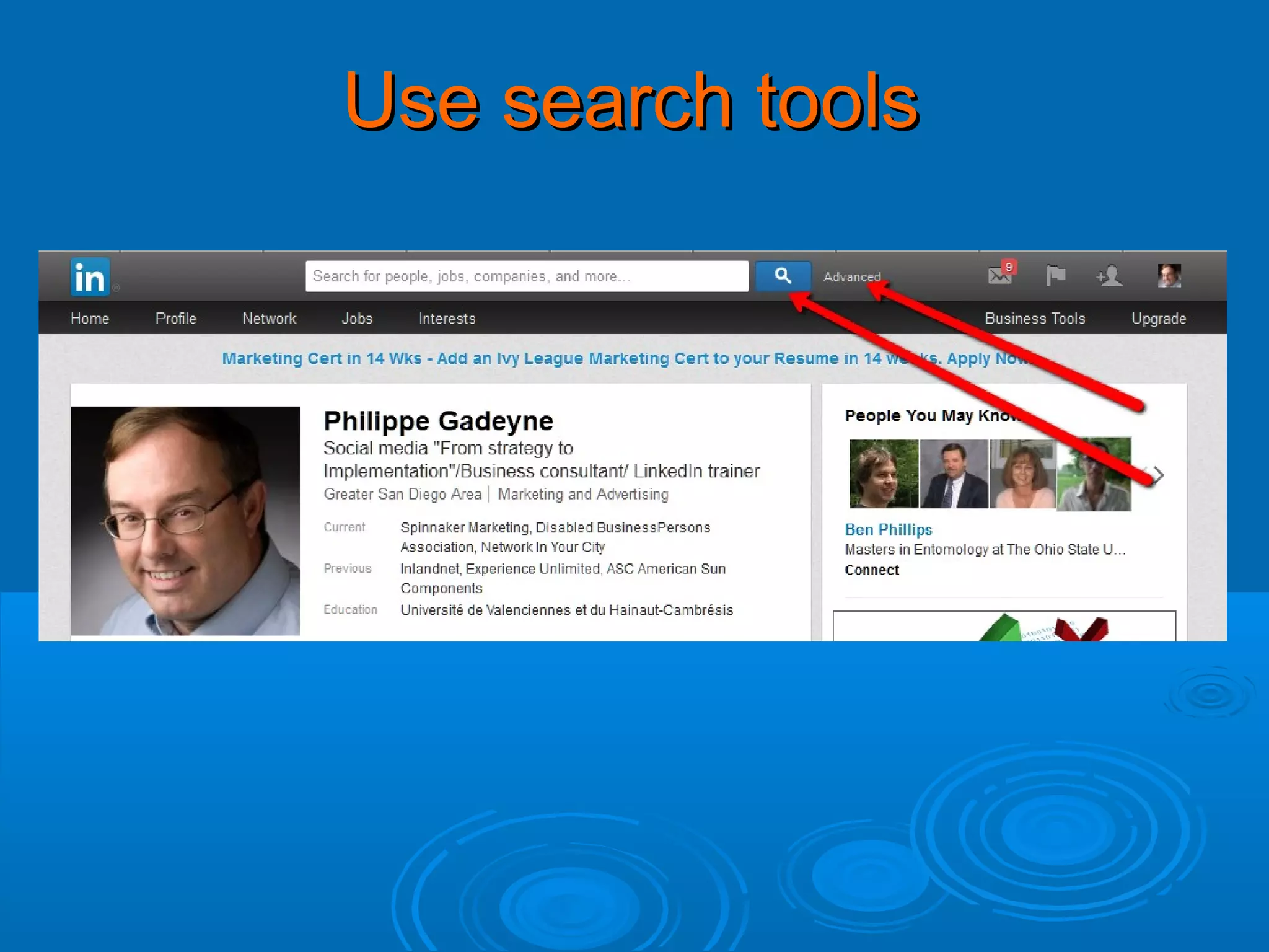 Use search tools

 