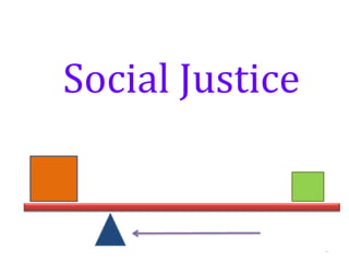 Social Justice 
1 
 
