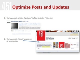 Optimize Posts and Updates
 
