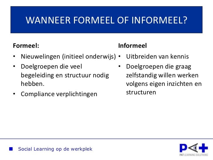 Innovatieplatform 27-09-2012 Jeroen Krouwels Social learning