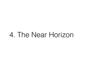 4. The Near Horizon
 