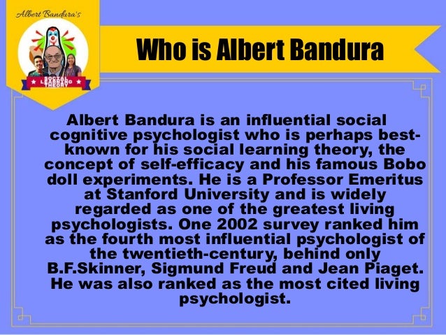 Bandura 1997 Social Learning Theory 2025