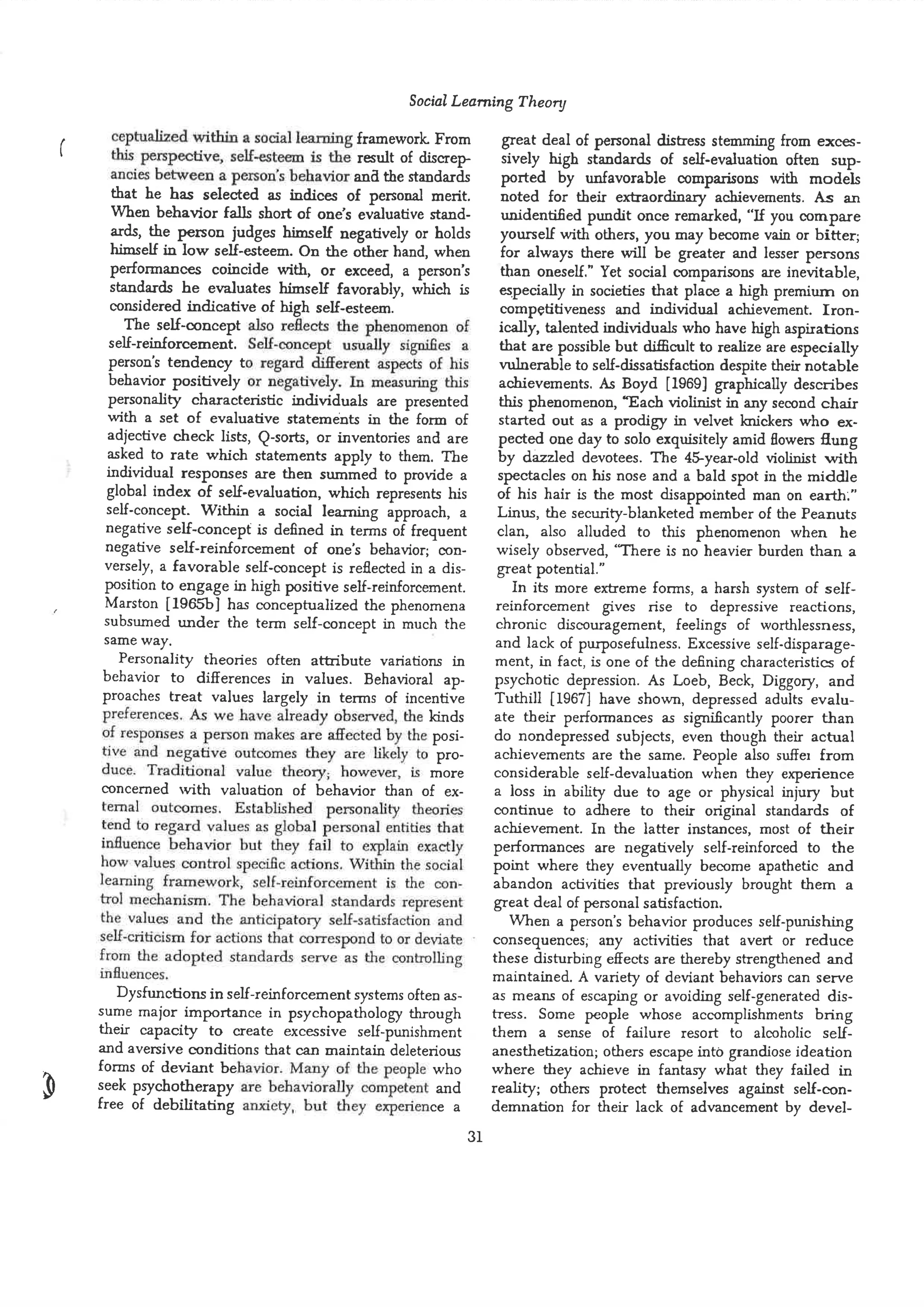 Social learning theory by albert bandura