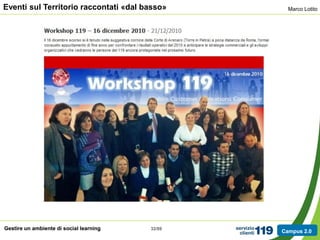 Social Learning per TIM 119 Consumer