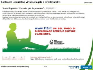 Social Learning per TIM 119 Consumer