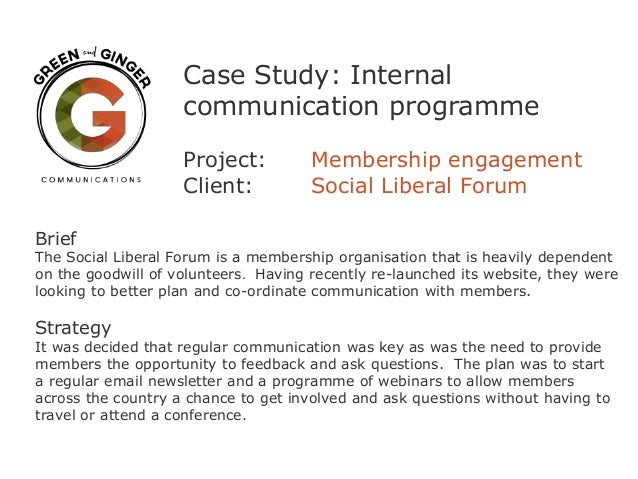 internal communication strategy case study