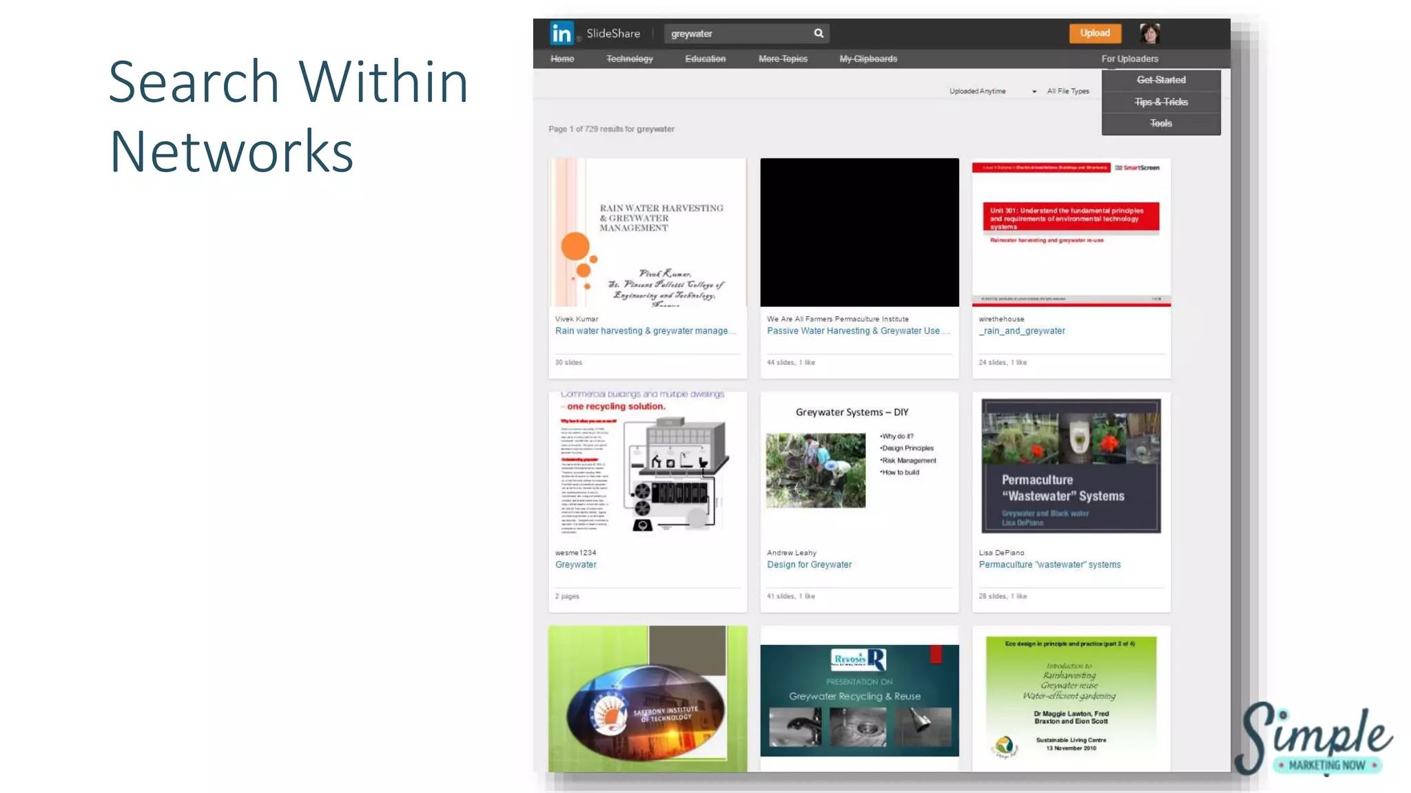 Search Within
Networks
 