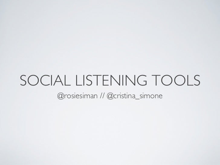 best free social listening tools