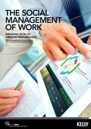breaking silos to
improve performance
the social
management
of work
Rolf E. Kleiner and charles Bedard
 