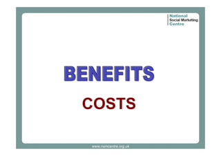 COSTS
www.nsmcentre.org.uk

 