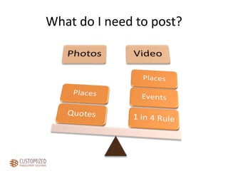 What do I need to post?
 