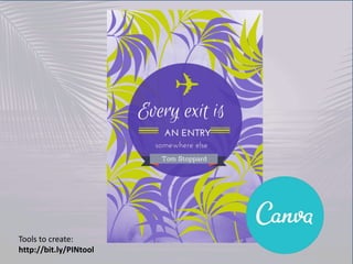 Tools to create:
http://bit.ly/PINtool
 