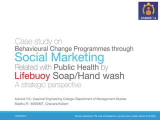 Social marketing Case study 