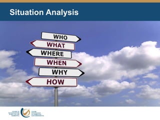 Situation Analysis
 