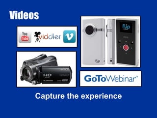 Videos Capture the experience