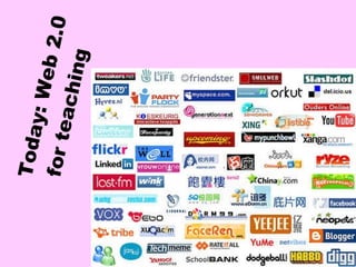 Today: Web 2.0  for teaching 
