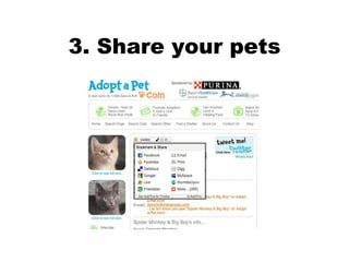 3. Share your pets 