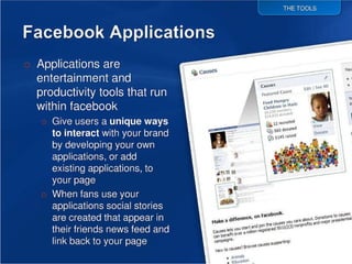 What are Facebook Applications 