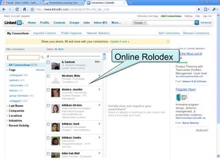 Online Rolodex  